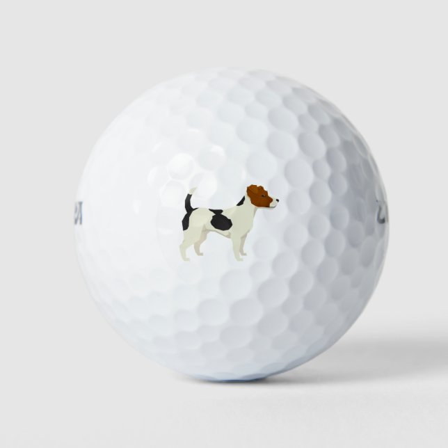 Pelotas De Golf Jack Russell Terrrier (Anverso)