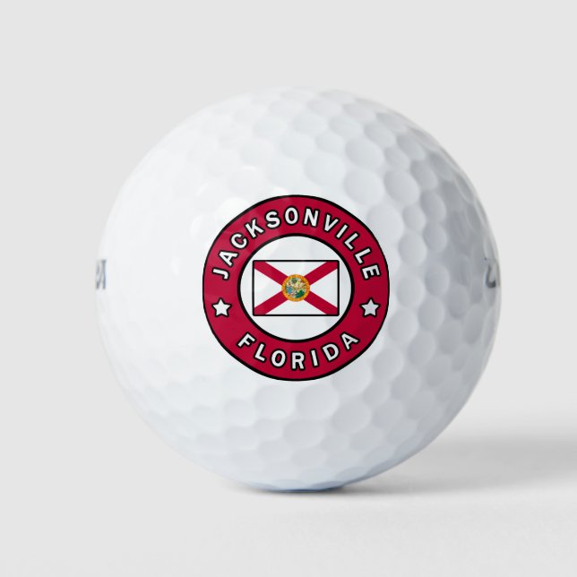 Pelotas De Golf Jacksonville Florida (Anverso)
