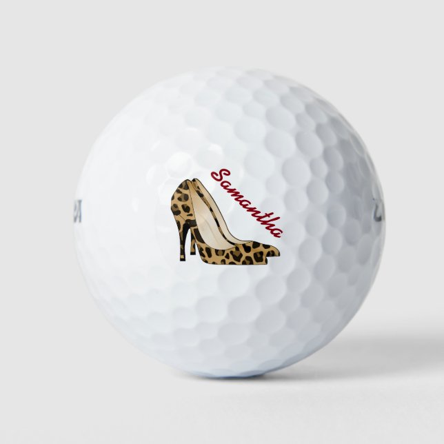 Pelotas De Golf Jaguar Stiletto Heal Personalizado  (Anverso)
