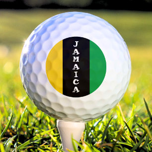 Pelotas De Golf Jamaica colorea oro verde negro jamaiquino