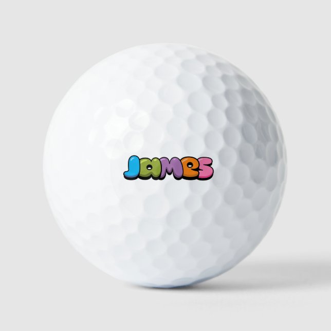 Pelotas De Golf James (Anverso)