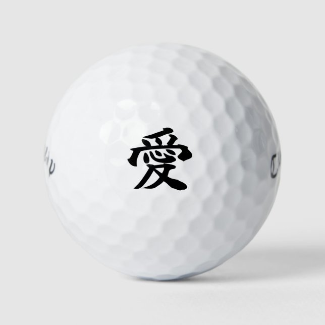 Pelotas De Golf Japanese KANJI "AI" Golf ball (Anverso)