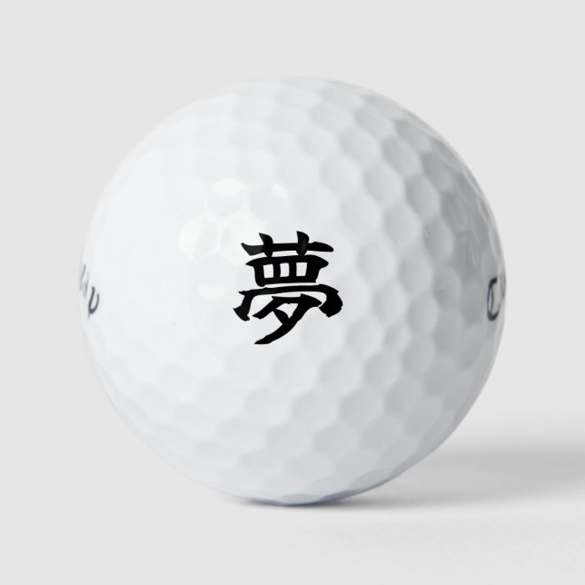 Pelotas De Golf Japanese KANJI "YUME" Golf ball (Anverso)