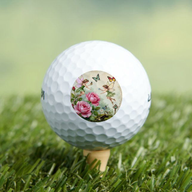 Pelotas De Golf Jardín de Hadas Florales Encantadas (Camiseta in situ)