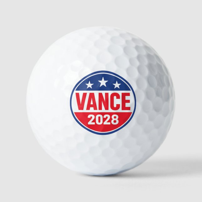 Pelotas De Golf JD Vance 2028 (Anverso)