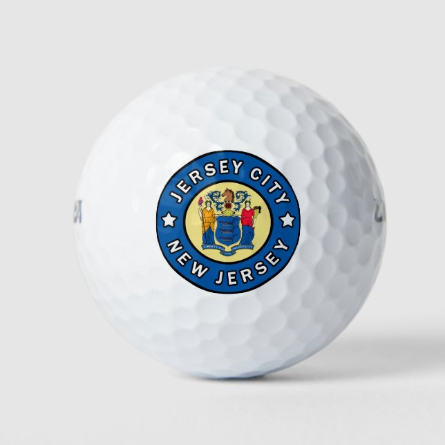 Pelotas De Golf Jersey City New Jersey (Anverso)