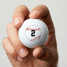 Pelotas De Golf Jersey personalizado con número/letra para jugador