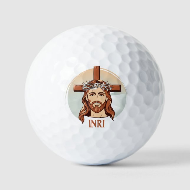 Pelotas De Golf Jesucristo (Anverso)