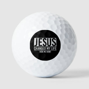 Pelotas De Golf Jesús Cambió Mi Vida Preguntándome Cómo Jesús