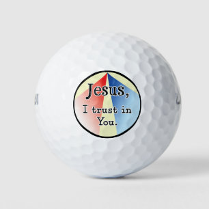 Pelotas De Golf Jesús, confío en ti: Divina misericordia