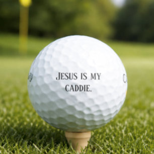 Pelotas De Golf 'Jesús es mi caddie' Golfistas cristianos edifican