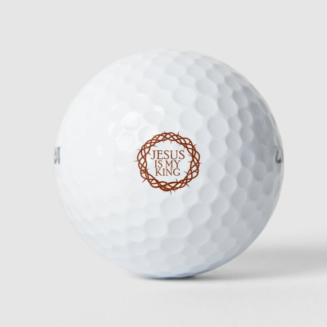 Pelotas De Golf Jesús es mi rey (Anverso)
