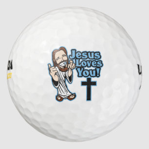 Pelotas De Golf Jesús te ama