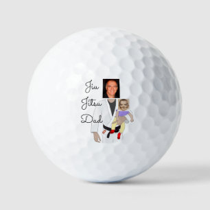Pelotas De Golf Jiu Jitsu Dad Fotos y texto escrito a mano