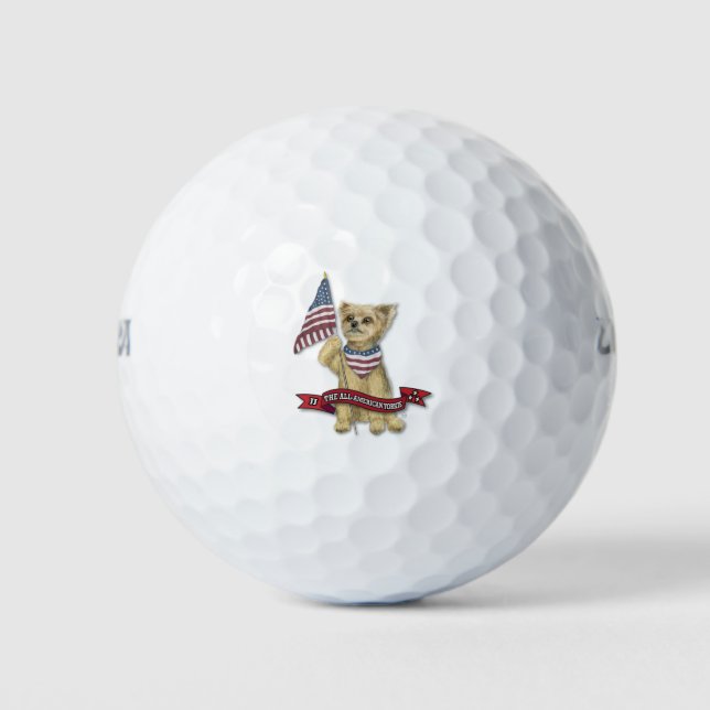 Pelotas De Golf JJ The All American Yorkie (Anverso)