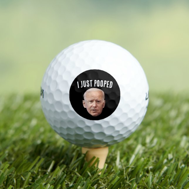 PELOTAS DE GOLF JOE BIDEN ACABO DE COLOCAR BALLAS DE GOLF (Camiseta in situ)