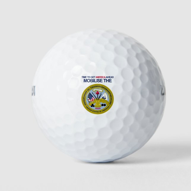 Pelotas De Golf Joe Biden - Departamento de citas divertidas (Anverso)