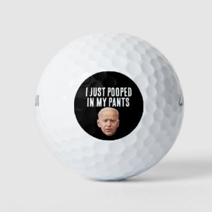 PELOTAS DE GOLF JOE BIDEN PANTALONES DE FUNNY GOLF BALLS