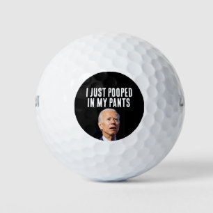 PELOTAS DE GOLF JOE BIDEN PANTALONES DE FUNNY GOLF BALLS