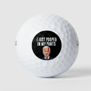 PELOTAS DE GOLF JOE BIDEN PANTALONES DE FUNNY GOLF BALLS
