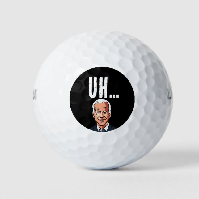 PELOTAS DE GOLF ¿JOE BIDEN UH? BALLENAS DE GOLF CONFUNDIDAS