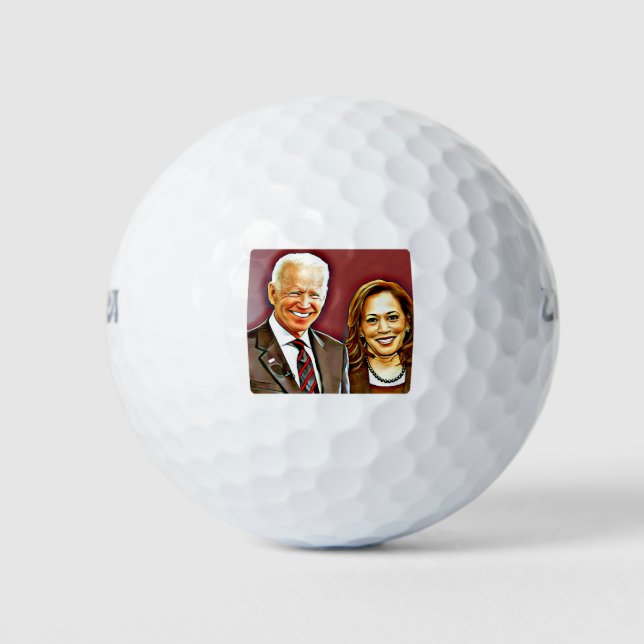 Pelotas De Golf Joe Biden y Kamala Harris_ 46° presidente_ (Anverso)