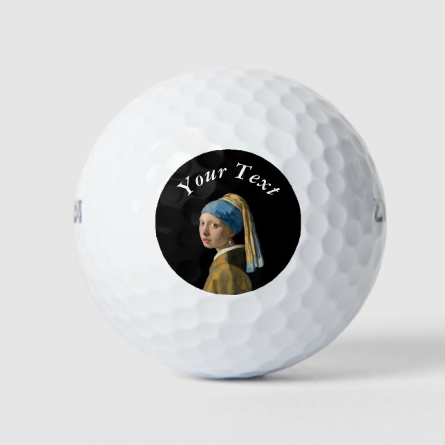 Pelotas De Golf Johannes Vermeer, Chica de Pearl Earring (Anverso)