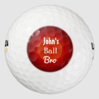 Pelotas De Golf John's Ball Bro Text >Funny Golf Balls