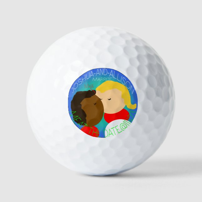 Pelotas De Golf Joshua & Aliston golf (Anverso)