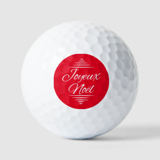 Pelotas De Golf Joyeux Noel - French Xmas wishes