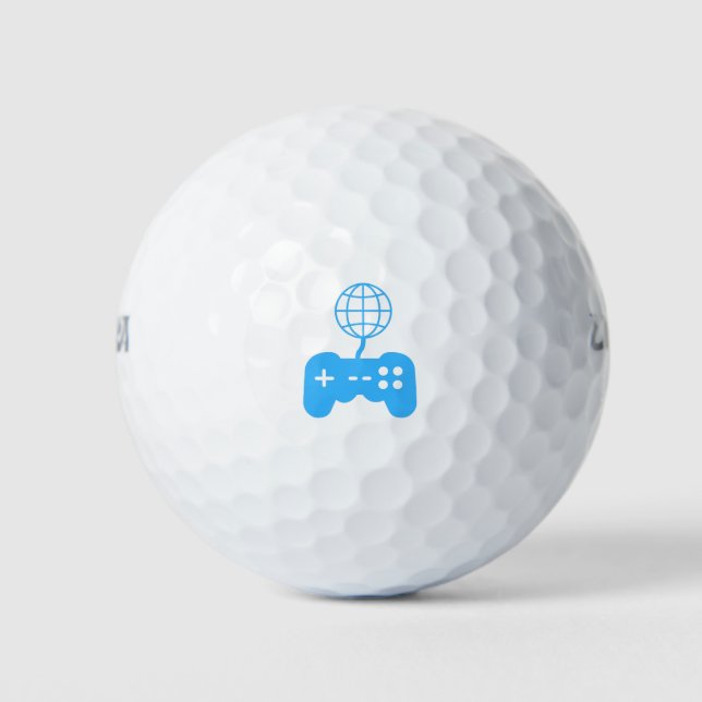 Pelotas De Golf Joystick Conectado Al Mundo (Anverso)