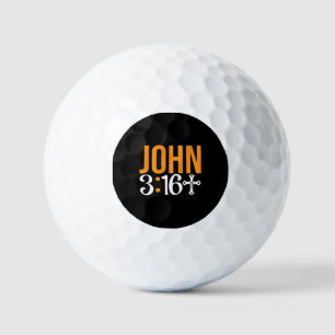Pelotas De Golf Juan 3:16 Por Dios, Amen Por El Verso De La Biblia