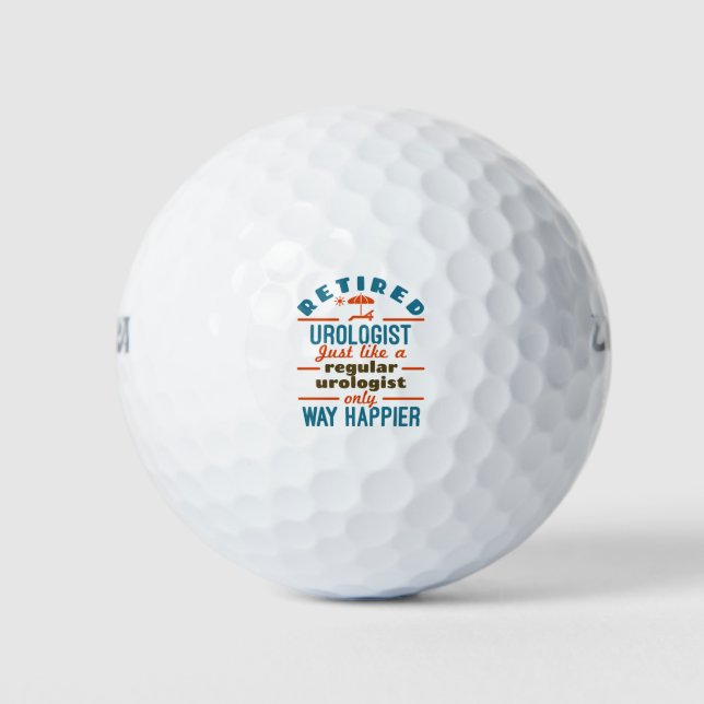 Pelotas De Golf Jubilación de Jubilación de Urología Urología Jubi (Anverso)
