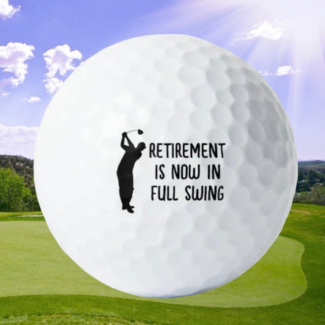 Pelotas De Golf Jubilación Golfer Cumpleaños jubilado feliz jubila (Subido por el creador)