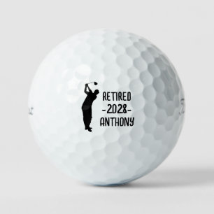 Pelotas De Golf Jubilación Golfer Cumpleaños jubilado feliz jubila