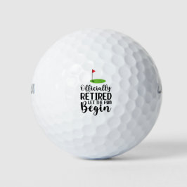 Pelotas De Golf Jubilación Golfer Retirada