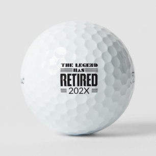 Pelotas De Golf Jubilación La Leyenda Se Ha Retirado Personalizada
