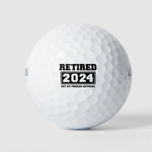 Pelotas De Golf Jubilado 2024 No Es Mi Problema Ya