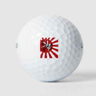 Pelotas De Golf Judo Martial Arts Japonés Vintage Retro Design
