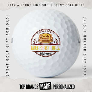 Pelotas De Golf Juego de Dinero de Fin de Semana Desayuno Divertid