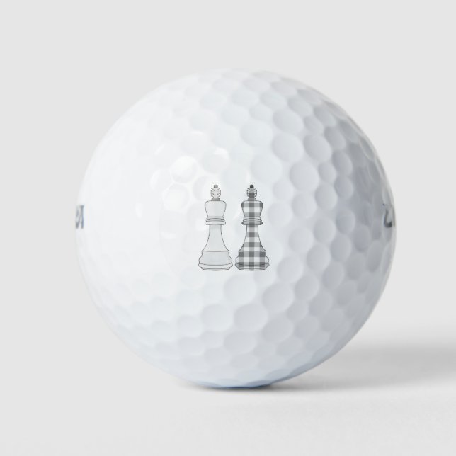 Pelotas De Golf Juego en ajedrez (Anverso)