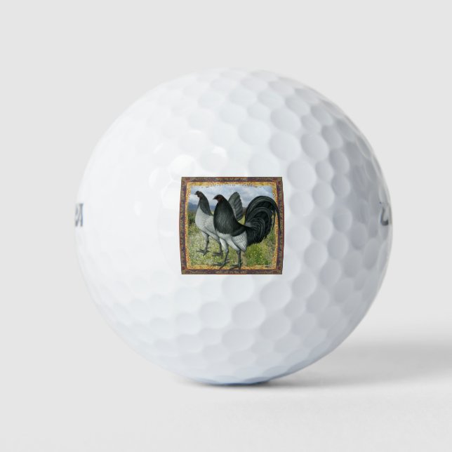 Pelotas De Golf Juegos Americanos: Autoazul o dun (Anverso)
