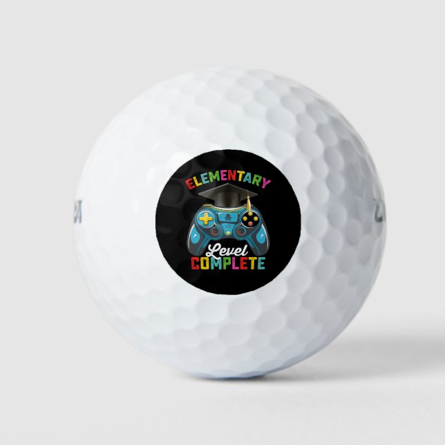 Pelotas De Golf Jugador de juegos de graduación completo de nivel  (Anverso)