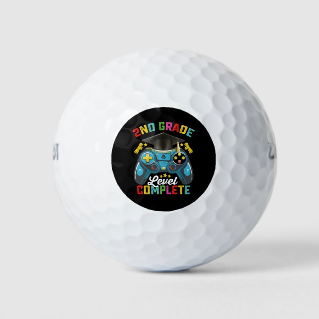 Pelotas De Golf Jugador de juegos de graduación completo de segund (Anverso)
