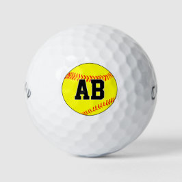 Pelotas De Golf Jugador de Softbol/Entrenador Personalizado Cartas