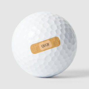 Pelotas De Golf Jugador divertido de escayola de venda de parches
