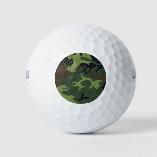 Pelotas De Golf Jungle Camo (Anverso)