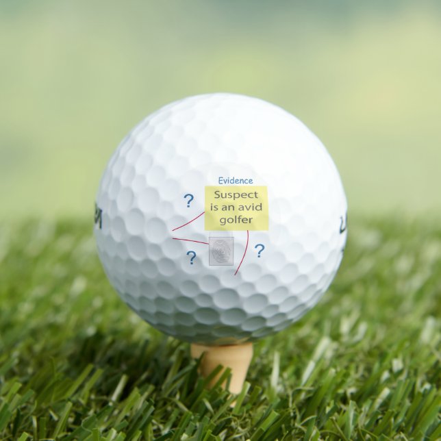 Pelotas De Golf Junta para la resolución de crímenes misteriosos (Camiseta in situ)