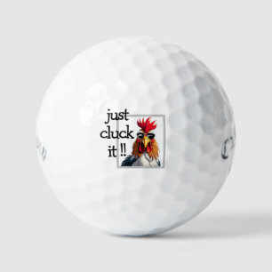 Pelotas de Golf Just Cluck It - Chiste divertido d