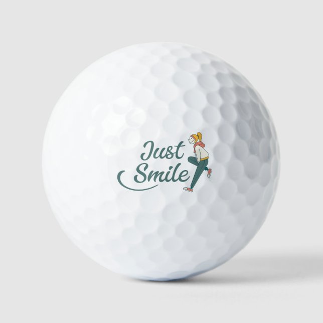 Pelotas De Golf Just Smile (Anverso)